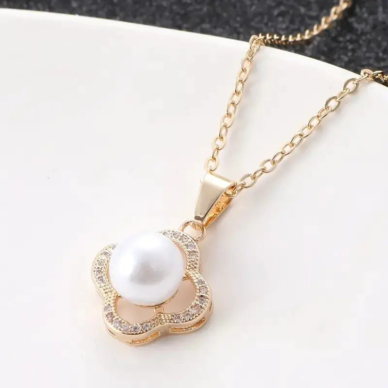 Elegant Gold Plated Jewelry Set